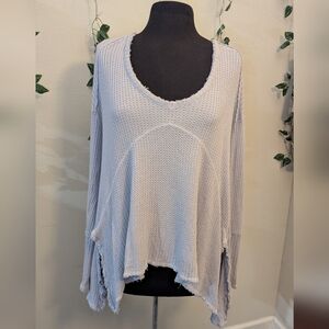 Free People Textured Knit Top
